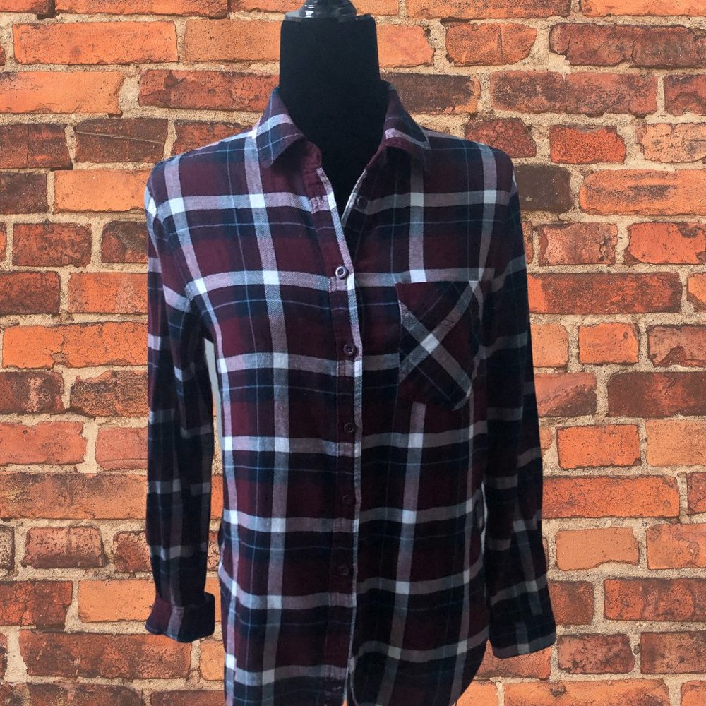 Garage Plaid Button Up
